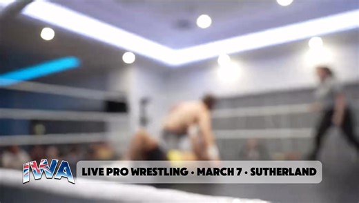 SUTHERLAND 🔥 MARCH 7 International Wrestling Australia proudly returns to Club on East in the heart of the Shire for a huge night of live pro-wrestling! Great tickets are still available - but don’t miss out, last event was a complete SELL OUT! 🎟️ iwawrestling.com.au/tickets 🎟️ Doors 7:15pm (VIP) / 7:30pm (GA) Show 8:00pm Club on East 💥 | IWA International Wrestling Australia