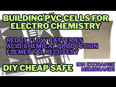 How to build your own electrolysis cells for cheap (redox flow battery, acid production and more!)