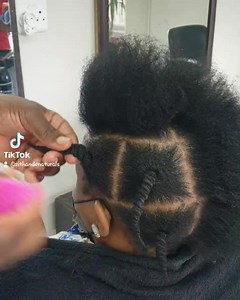 NO SHRINKAGE😊 How to straighten your AFRO HAIR without using hairdryer. | Zithande Natural and Afro Salon