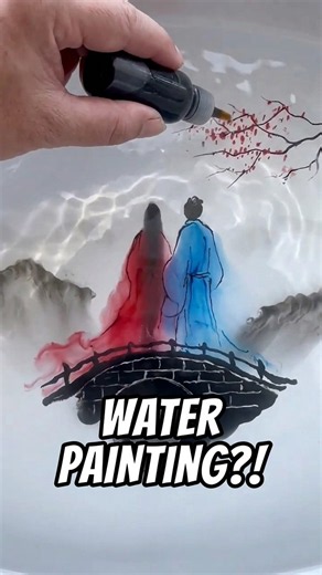 Painting With Water Currents Is Stranger Than You Think #art #painting