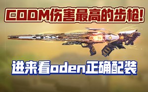 CODM伤害最高的步枪！进来看oden正确配装