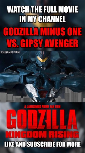 Godzilla Minus One vs. Gipsy Avenger Stop Motion Battle #Godzilla #GodzillaMinusZero #PacificRim