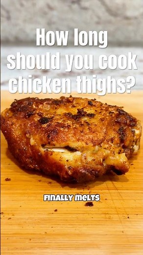 Cooking test Ep.42 | How long should you cook chicken thighs? #cooking