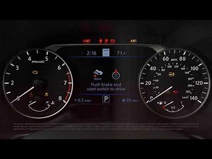 2020 Nissan Altima - Warning and Indicator Lights