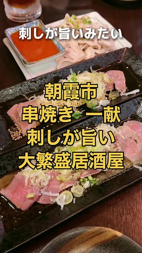 レバ刺しもタン刺しも美味すぎ居酒屋！串焼きは端から最後まで全部食べてみたいなぁ🤤 #埼玉グルメ #埼玉居酒屋 #せんべろ #実況中継 #vlog #埼玉県PR