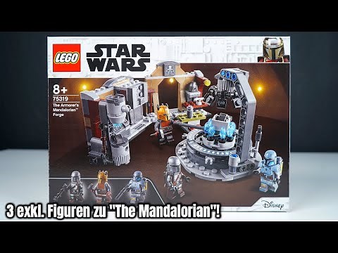Lohnen sich die 3 Figuren für 30€?: LEGO Star Wars 'The Mandalorian Forge' Review! | Set 75319