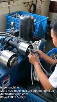 Hose production and assembly machine