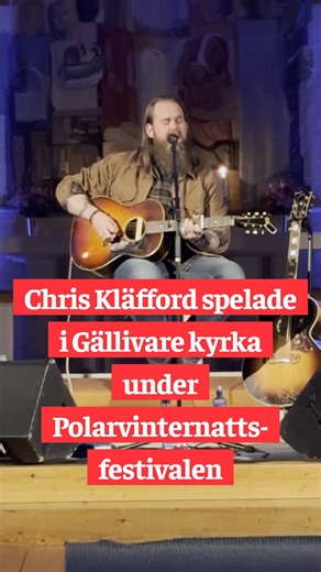 Polarvinternattsfestivalen i Gällivare går mot sitt slut. Programmets sista punkt är en utsåld konsert med Chris Kläfford som spelar i Gällivare kyrka under söndagskvällen. | NSD