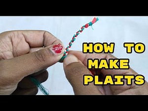 How to make plaits / Braid design using Silk Thread I Silk Thread Jewelry tutorial I Ladies Club