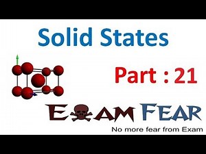 Non-Stoichiometric defects, impurity defects (Part - 21)- Solid States, Chemistry, Class 12 Video Lecture