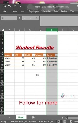 Learn Excel #excel #MicrosoftExcel #MicrosoftOffice #LearnExcel #exceltech