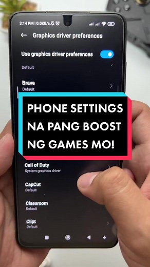 SETTINGS Na Kayang IBOOST Ang Games Mo!! #androidhacks #androidsettings #androidtips #android #androidtricks #hiddensettings