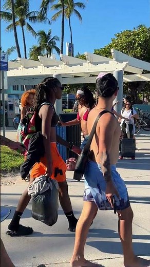 🇺🇸 Beautiful Day in Miami Beach, USA #shorts