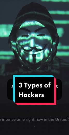 3 Types of Hackers Explained - White, Grey, and Black Hat #cybersoulsecurity #cybersecurity #cyber #security #computerscience #fyp #education #tech #whitehat #greyhat #blackhat #hacker #kevinmitnick #anonymous #ethicalhack