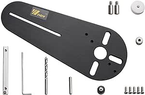 Circle Cutting Jig for Plunge Router, Circle Guide Kit- Router Circle Cutter Jig for Cutting/Routing Small and Large Circles from 0.78in Up to 26.7in (A)