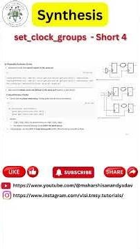 set clock groups Short 4