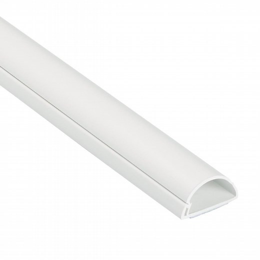 D-Line 30 x 15mm 2m White Adhesive Cable Management Cover