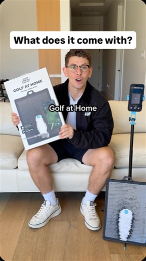 1.8K views · 152 reactions | What does the Golf Daddy come with? Within the box it comes with a tripod, simulation, mat club cleaner and details on how to download the app. | Golf Daddy | Facebook