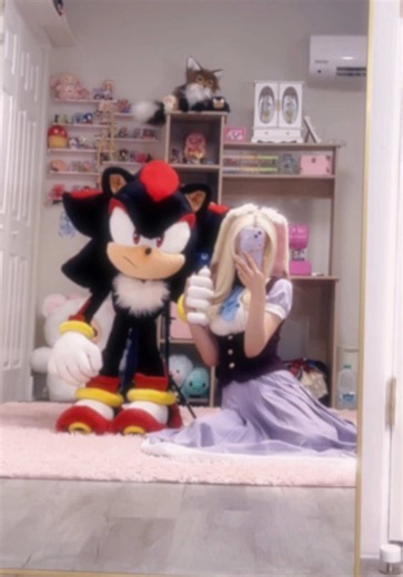 A little Shadow and Vanilla the Rabbit to help you unwind at the end of the day 🥰🙏💕 . . . . . . #sonicthehedgehog #shadowthehedgehog #sonicracingcrossworlds #sonicrumble #sonicmovie4