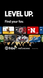 Show your team pride every time you pay. New designs. Raised Detail. Free with any FNBO Checking account. | FNBO | Facebook