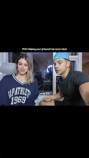 POV Helping your gf launch her ecom store #onlinebusiness #dropshipping