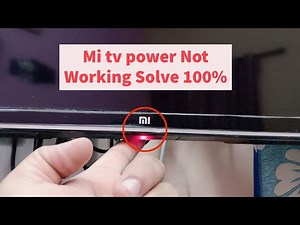 MI TV Power Button Issue Solve 100%|HINDI