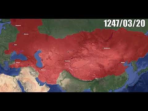 The Mongol Empire in 1 Minute [Rise and Fall]