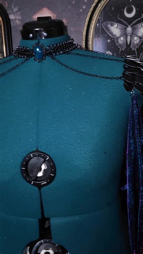 Custom Cape Order 💙💜🖤 . Www.sewromanticdesigns.com | Sew Romantic Designs