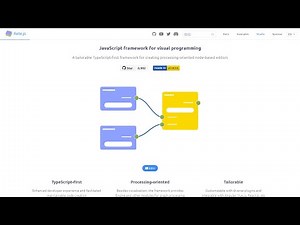 Getting started with Rete.js | JavaScript framework for visual programming