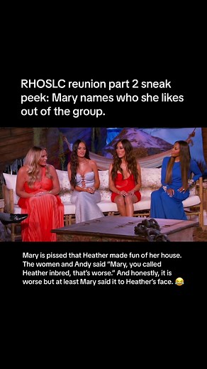 RHOSLC Reunion Part 2 Sneak Peek: Mary Addresses House Drama