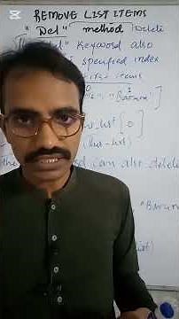 del statement in python | #python #youtubeshorts