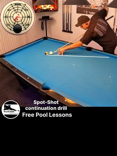 I practical continuation drill/can you make 10 in a row? (Free Pool Lessons)