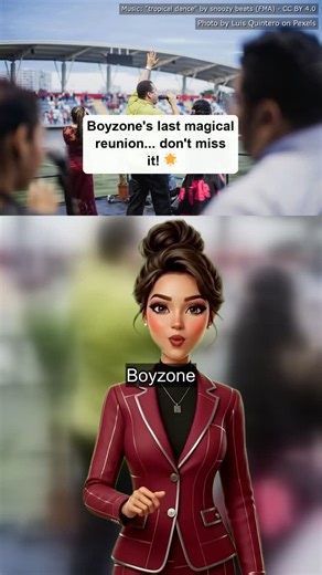 Ruby News on Instagram: "Boyzone's Emotional Final Reunion 🌟 #musicnews Boyzone is set to reunite for two final shows at London's Emirates Stadium in June 2026. Ronan Keating cites health concerns and personal careers for limiting performances. This will be their first stadium headline, promising a magical event with fireworks. After these shows, there will be no new music or tours. Share your thoughts! #Boyzone #RonanKeating #EmiratesStadium #FinalShow"