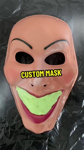 DIY Joker Clown Mask Transformation from a Purge Mask | Painting Challenge