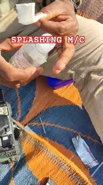 How to use splashing machine #ytshorts #automobile #jio #vodafone #airtel