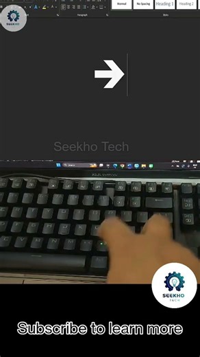 90% People Don’t Know this MS Word Shortcut 🚀 | #windows #computer #asmr #excel #word #arrow #key