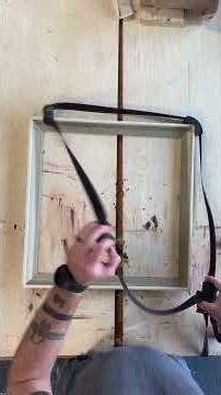 How we build a custom frame for our paintings, part2. #painting #acrylicscenery#frame #woodworking