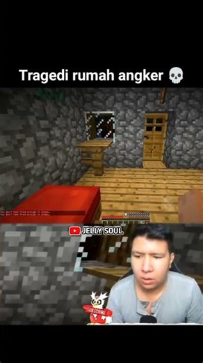 Tragedi rumah Horor 😅 #windahbasudara #minecraft
