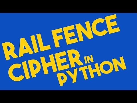 Rail Fence Encryption and Decryption in Python