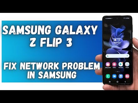 Samsung Galaxy Z flip 3 How to fix network problem in Samsung |mobile data not working Z flip 3