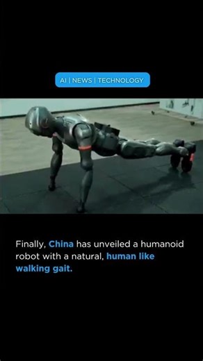 China’s New #Humanoid Robot Walks Like a Human! 🤯 #artificialintelligence