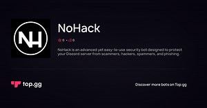 Add NoHack Discord Bot | The #1 Discord Bot and Discord App List