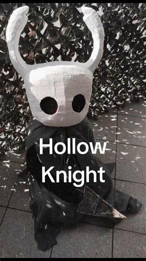 DIY Halloween Night Hollow Knight Cosplay