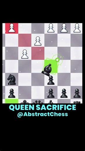 Queen Sacrifice That Ends In Checkmate 👑🔥 #chess