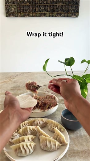 🥟 How to Make Momos at Home | Easy Pan-Fried Dumplings Recipe with Dipping Sauce