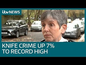 Knife crime hits record high after 7% increase | ITV News