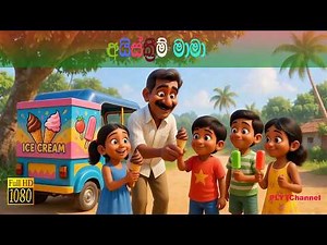 අයිස්ක්‍රීම් මාමා🍦😋 | Sinhala Lama Kathandara | ice Cream sinhala Cartoon