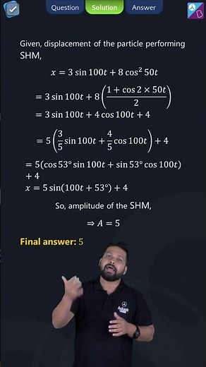 Solving Simple Harmonic Motion Class 11 Physics Problems in a Minute | JEE Main & Advanced 2023/2024
