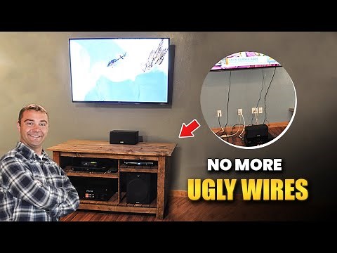 Easy DIY Trick to Hide TV Wires Fast!