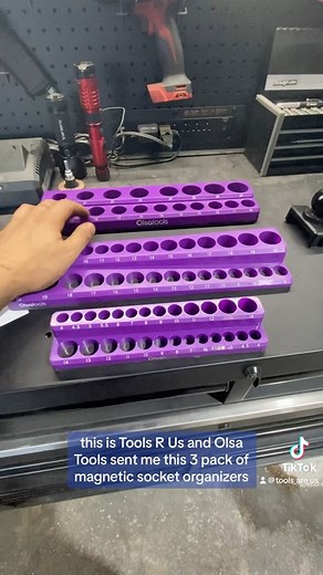 @olsatools 3pc MAGNETIC socket holders #tools #awesome #reels | Tools R Us